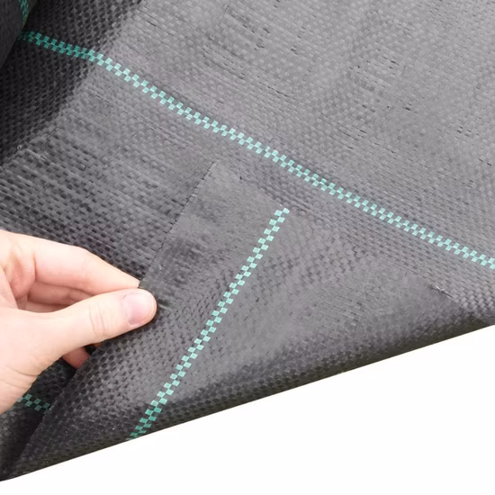 OEM черный/зеленый/белый цвет Сельское хозяйство Сад Анти-УФ ПП Тканый геотекстиль Почвенный покров Барьер для борьбы с сорняками Пейзаж Ткань Коврик для сорняков