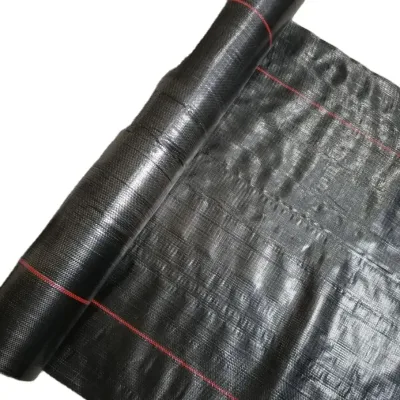 Черный сплетенный забор ила Сверхмощная ткань геотекстиля, подпертая проволокой, илозаборник, ткань сплетенная поддержанная ПП
